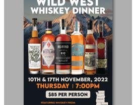 Nro 13 kilpailuun Wild West Whiskey Dinner - 29/09/2022 13:58 EDT käyttäjältä joyantabanik8881