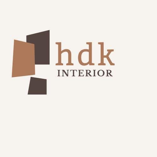Bài tham dự cuộc thi #204 cho                                                 Create a logo for the 'hdk interiors'
                                            