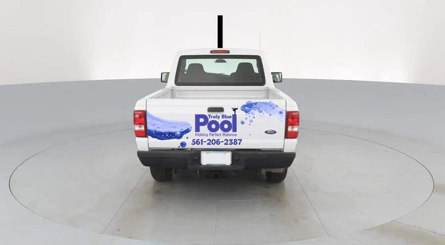 Bài tham dự cuộc thi #44 cho                                                 Wrap truck for Pool Company
                                            