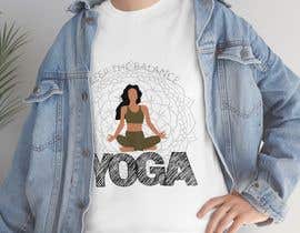 Nro 172 kilpailuun T-shirt design on Yoga/Exercise/Stretching käyttäjältä Azzashariq