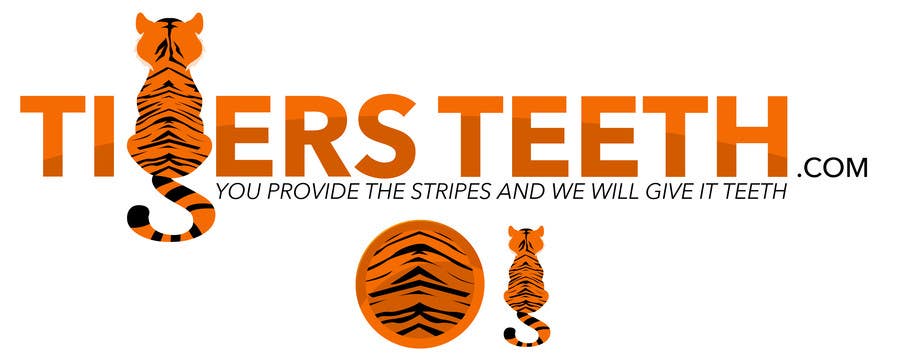 Penyertaan Peraduan #22 untuk                                                 Design a Logo for "TigersTeeth.com"
                                            