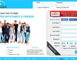 #49 para Graphic Design for Social Network Website sign up page de badhon86