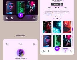 #127 for UI design for a social media app by hxstudio2021