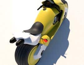 wowart1982 tarafından 3D sculpt for 3D printing. Sci-fi Motorbike. Yellow Bike Project // Escultor 3D para Impresión 3D. Motocicleta Ciencia Ficción. Proyecto Moto Amarilla için no 60