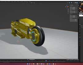 #55 for 3D sculpt for 3D printing. Sci-fi Motorbike. Yellow Bike Project // Escultor 3D para Impresión 3D. Motocicleta Ciencia Ficción. Proyecto Moto Amarilla by SyberXX