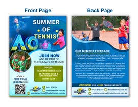 #155 for Summer of Tennis 2023 Flyer - AO by johirMR