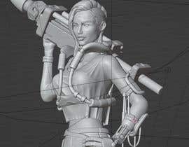 Nro 75 kilpailuun Cyberpunk Girl 3D Sculpt for 3D Printing. // Chica Cyberpunk Escultura 3D para impresión 3D käyttäjältä Garzadaniel55