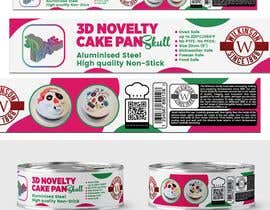 Nro 56 kilpailuun Design a Packaging Label for a Fun Cake Pan käyttäjältä MightyJEET