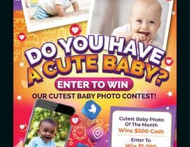 #112 for PROMOTIONAL FLYER FOR ONLINE CUTE BABY PHOTO CONTEST by ssandaruwan84