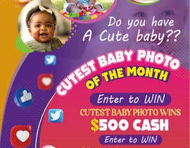 #64 for PROMOTIONAL FLYER FOR ONLINE CUTE BABY PHOTO CONTEST by jennysonly