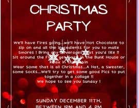 Nro 16 kilpailuun Flyer for Neighborhood Christmas Party käyttäjältä Nahiaislam