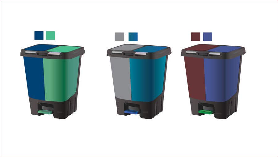 Kilpailutyö #27 kilpailussa                                                 Pattern designs for a trash can
                                            