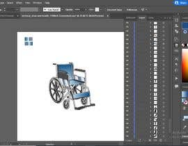 #12 for Adobe Illustrator: Creator icon of a wheelchair in specific style af royatoshi1993