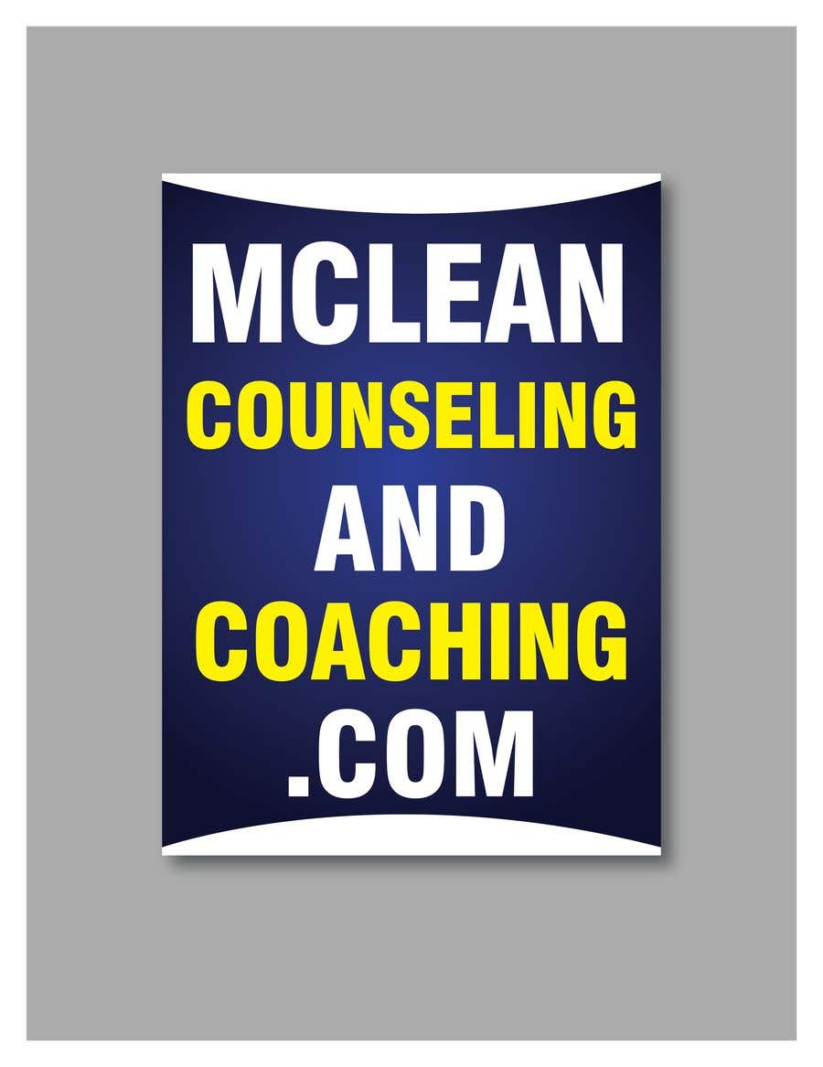Intrarea #80 pentru concursul „                                                I'd like a graphical sign made from the phrase:  McLean Counseling and Coaching . Com
                                            ”