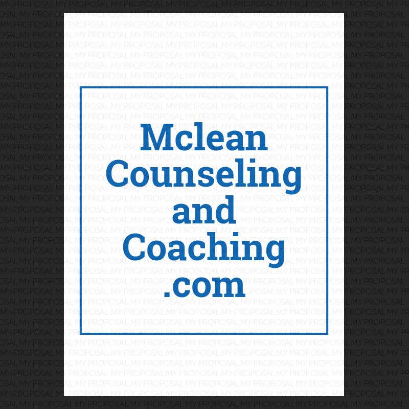 Intrarea #50 pentru concursul „                                                I'd like a graphical sign made from the phrase:  McLean Counseling and Coaching . Com
                                            ”
