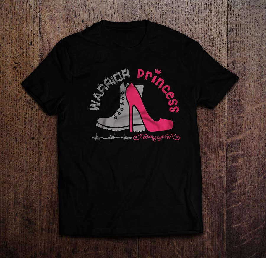 Penyertaan Peraduan #33 untuk                                                 Design a T-Shirt for Warrior Princess
                                            