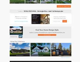 a screenshot of a website with pictures of houses
