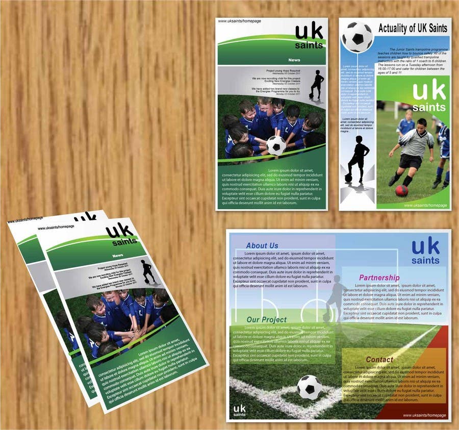 Participación en el concurso Nro.15 para                                                 Graphic Design for uk saints brochure
                                            