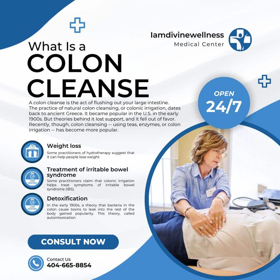 what is a colon cleanse flyer template