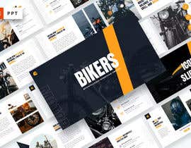 a collage of bikers brochures on a table