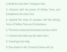 nº 39 pour Slogan for Transportation OnDemand online courses par Abinei 