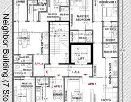 Nro 77 kilpailuun Architectural Floor-Plans for a Small Residential Apartment Building käyttäjältä Jukess