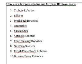 Nro 63 kilpailuun List of Company Names käyttäjältä robiulrabby