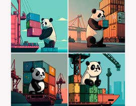 #35 untuk Art Competition - Panda Animal + Logistics oleh mdali307004