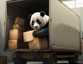 #130 untuk Art Competition - Panda Animal + Logistics oleh wowart1982
