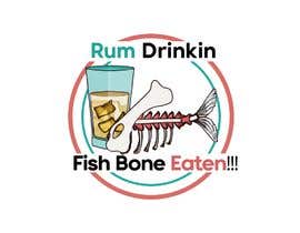 Nro 62 kilpailuun Rum Drinkin&#039; &amp; Fish Bone Eaten logo käyttäjältä Kewip