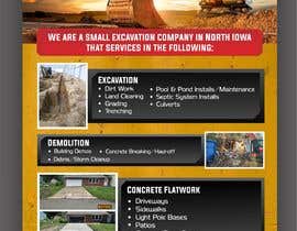 #9 for Professional Business Flyer/Ad for Excavation company by ridwantjandra