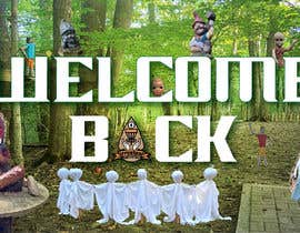 #62 para &quot;WELCOME BACK&quot; banner design por shamrojmaria