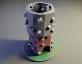 #10 для Create a 3D Model of a Dice Tower от shuvo3210
