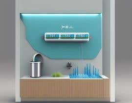 Nambari 25 ya create a product rendering for a water refill station na Groovy3D