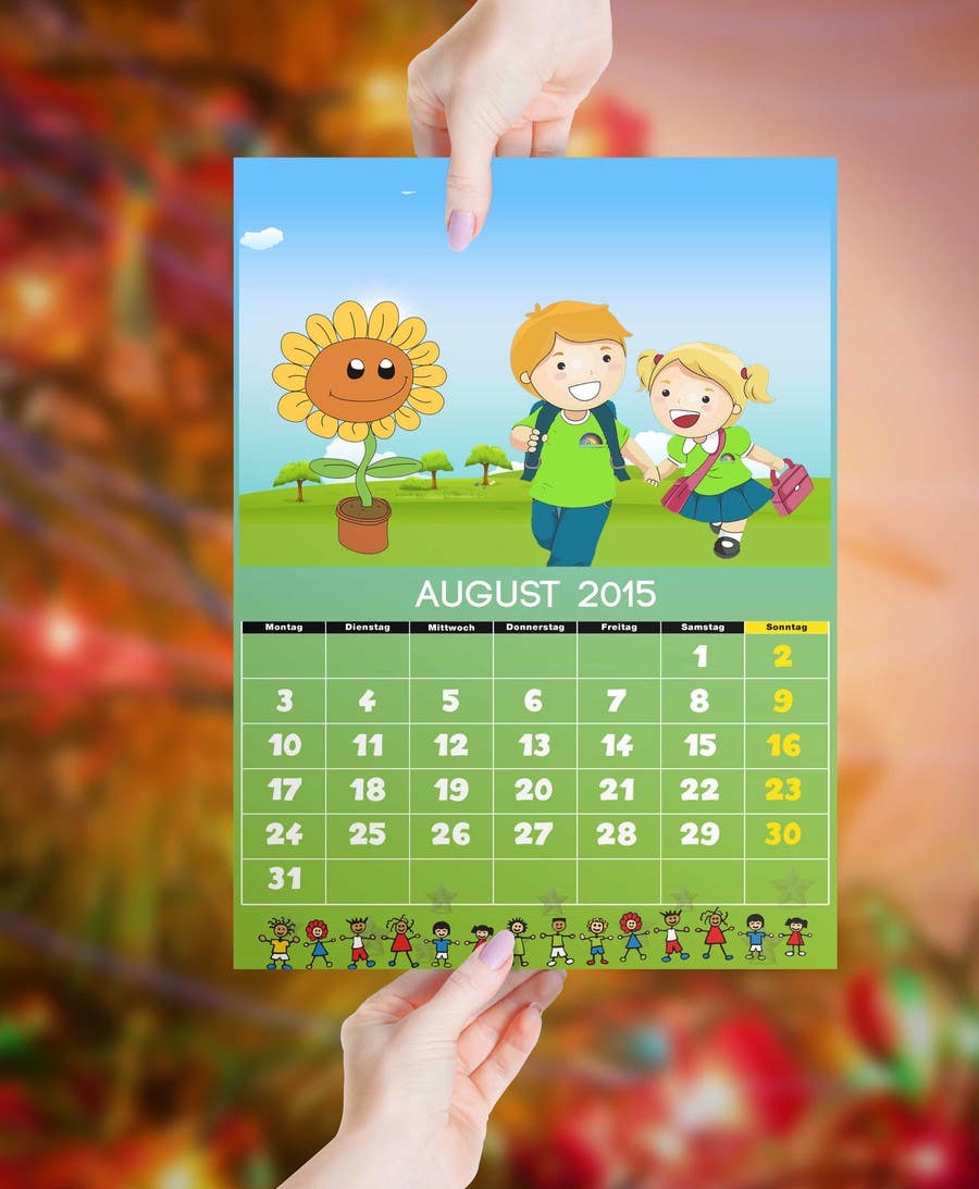 Participación en el concurso Nro.18 para                                                 Design a voucher calendar for a 1st grade of primary school
                                            