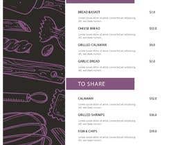 #39 for exclusive modern european Restaurant / Menu for meal and wine by abdelrhmang