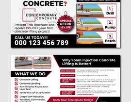 #37 for Mail out postcard/brochure/flyer Ad for poly urethane foam concrete lifting by kamranhossain324
