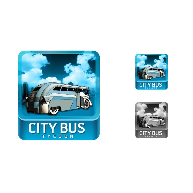 Kilpailutyö #36 kilpailussa                                                 AppStore icon for City Bus Tycoon
                                            