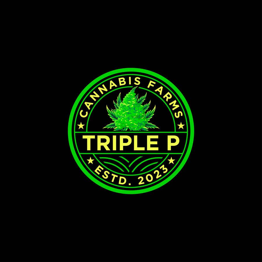 Penyertaan Peraduan #291 untuk                                                 Triple P cannabis farms logo
                                            