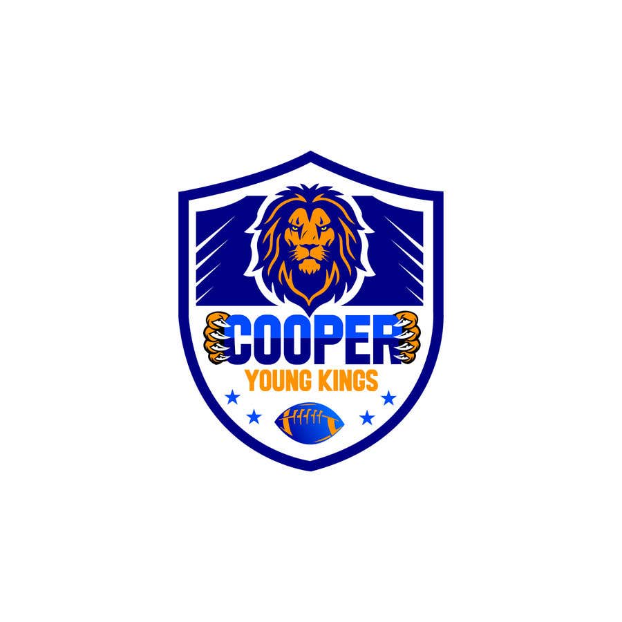 Wettbewerbs Eintrag #116 für                                                 Cooper Young kings  (youth football league) logo revision
                                            