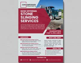 Nro 66 kilpailuun Stone Slinger Services Flyer/Brochure/emailbrochure käyttäjältä Shawon568