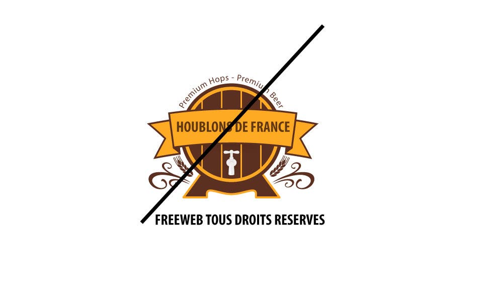 Kilpailutyö #1 kilpailussa                                                 Logo pour Houblons de France
                                            