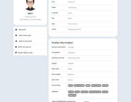 #9 untuk Re design profile page with clean UI. oleh wasimmahamodraza