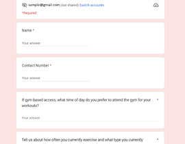 #19 для Google Doc: Online Personal Training New Client Onboarding form от ShebeebP
