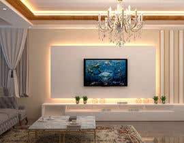 #22 para Need 3D tv wall design with wood and akupanels por AliHussainHazara