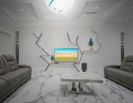 nº 18 pour Need 3D tv wall design with wood and akupanels par jdchuladesign1 