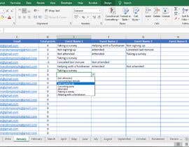 nº 25 pour Excel attendance tracking sheet by client by event par getjobandhoney 