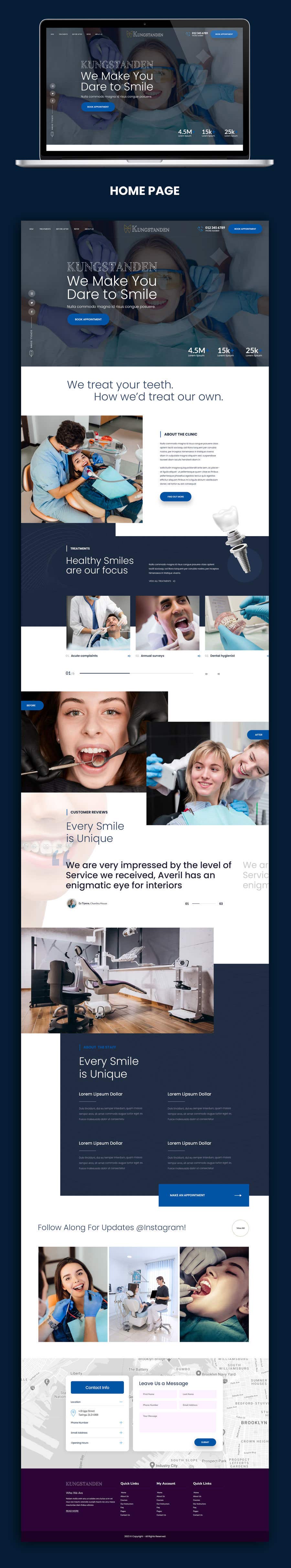 Contest Entry #182 for                                                 Rebuild a website for a Swedish dental clinic, Kungstanden
                                            