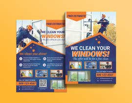 #100 для Contest For Window Cleaning Double Sided Flyer от bappa85