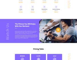 #9 untuk Design React 18 Home page for fitness website oleh Danitechtips